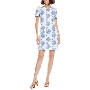 Sail To Sable Womens Button Front Shift, Blue